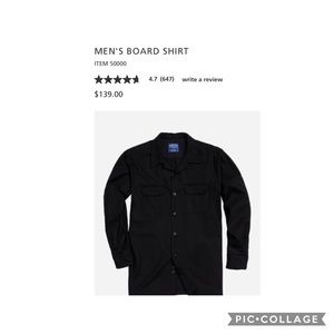 Pendleton Board Shirt, black size L